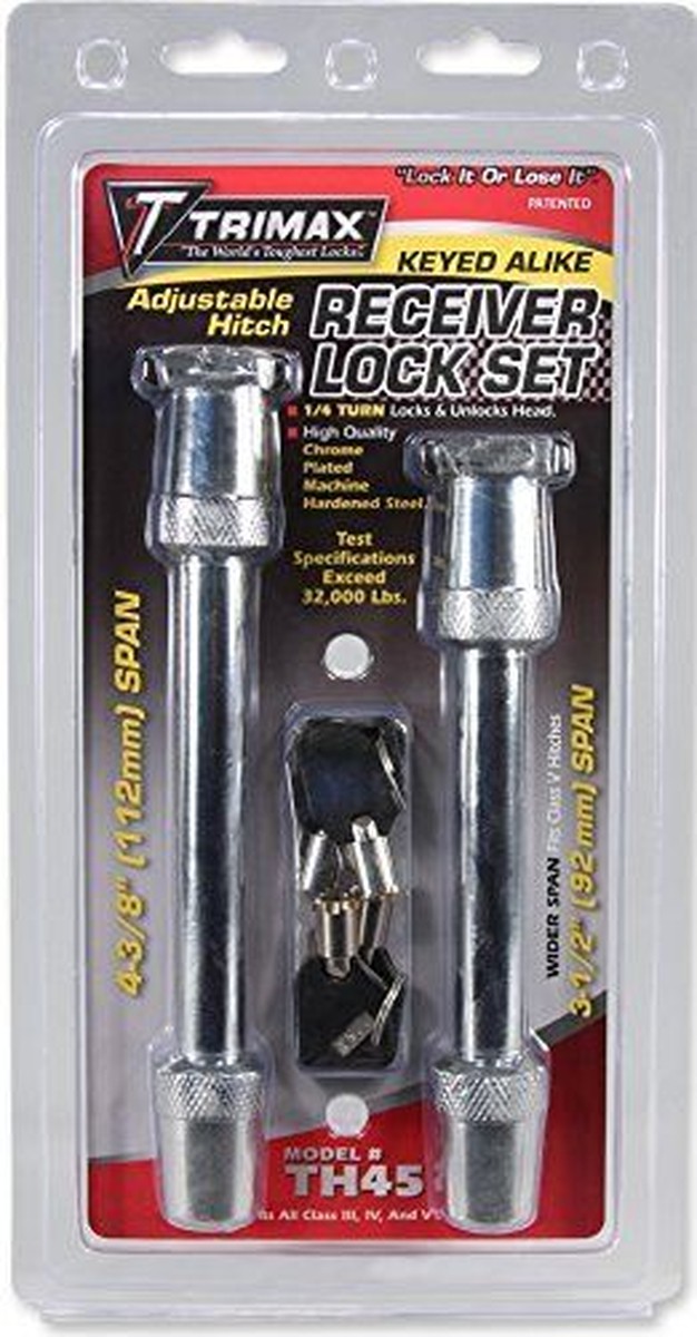 TRIMAX-Rapid Hitch KEYED ALIKE LOCK SET OF T4 AND T5
