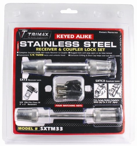 TRIMAX 100% STAINLESS STEEL SXT3-5/8IN REC. & SXTC3 - 3-1/2IN SPAN COUPLER