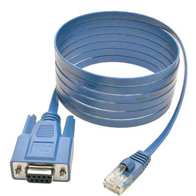 RJ45 DB9F Srl Cable 6'