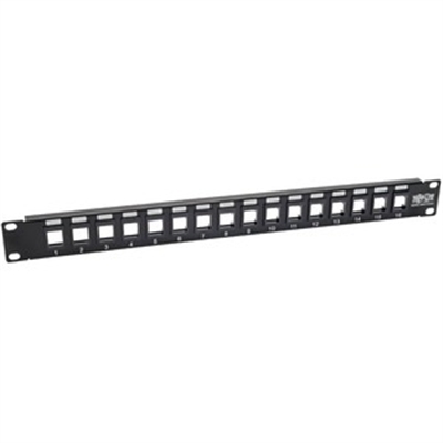 16 Port Keystone Blank Patch Panel