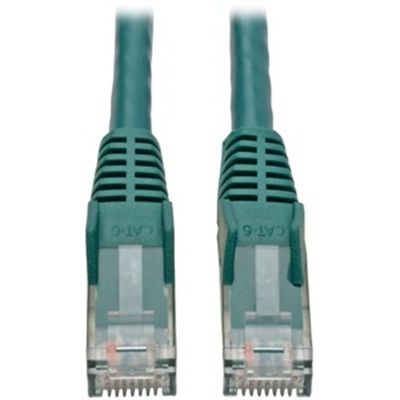 4' Cat6GbE Sngls MoldPatch GRN