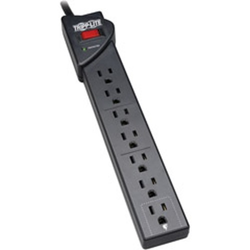 7 Outlet Surge 1000J Black