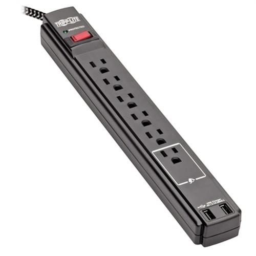 Surge Protector 6 Outlet 2 USB