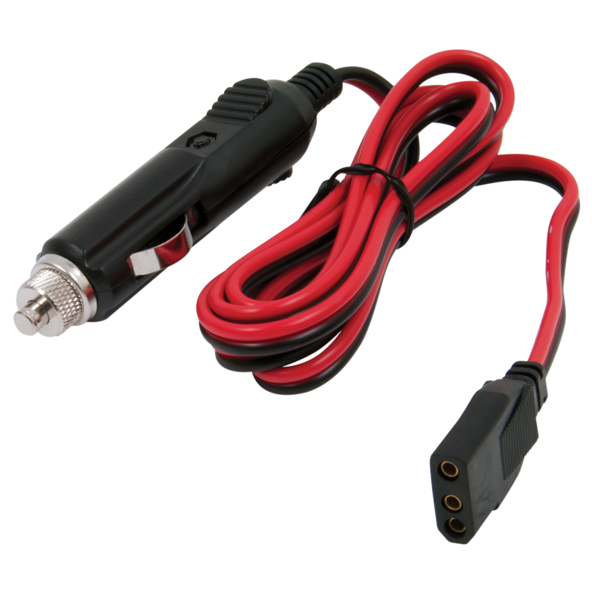 TruckSpec 2-Wire 3-Pin Plug/12V Plug Fused Replacement CB Power Cord TSPSCBH-3P Multi