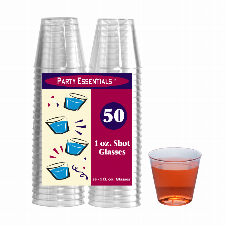 1 Oz. Clear Shot Glasses