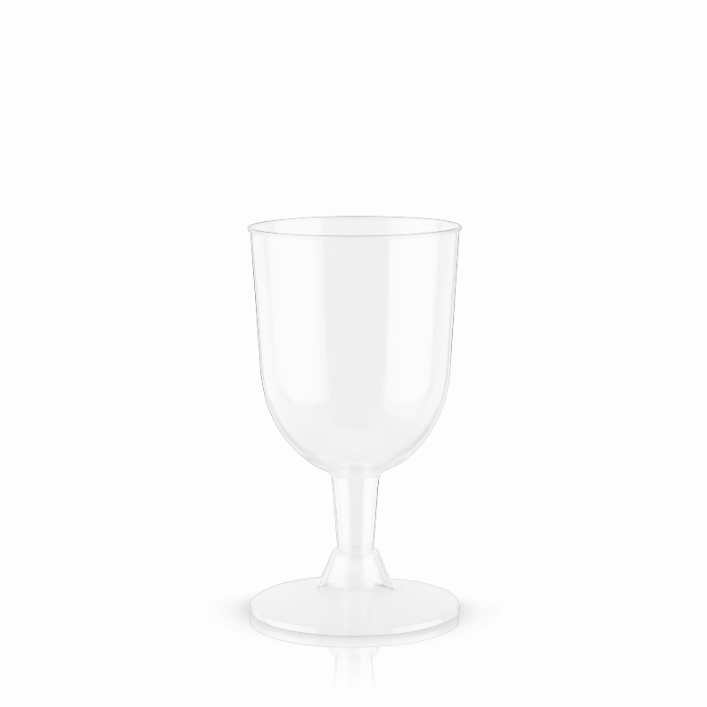 6Oz Plastic Wine Glass Set - 8 Pc