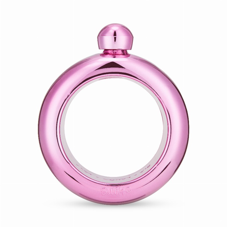 Pink Plastic Bangle Flask By Blush