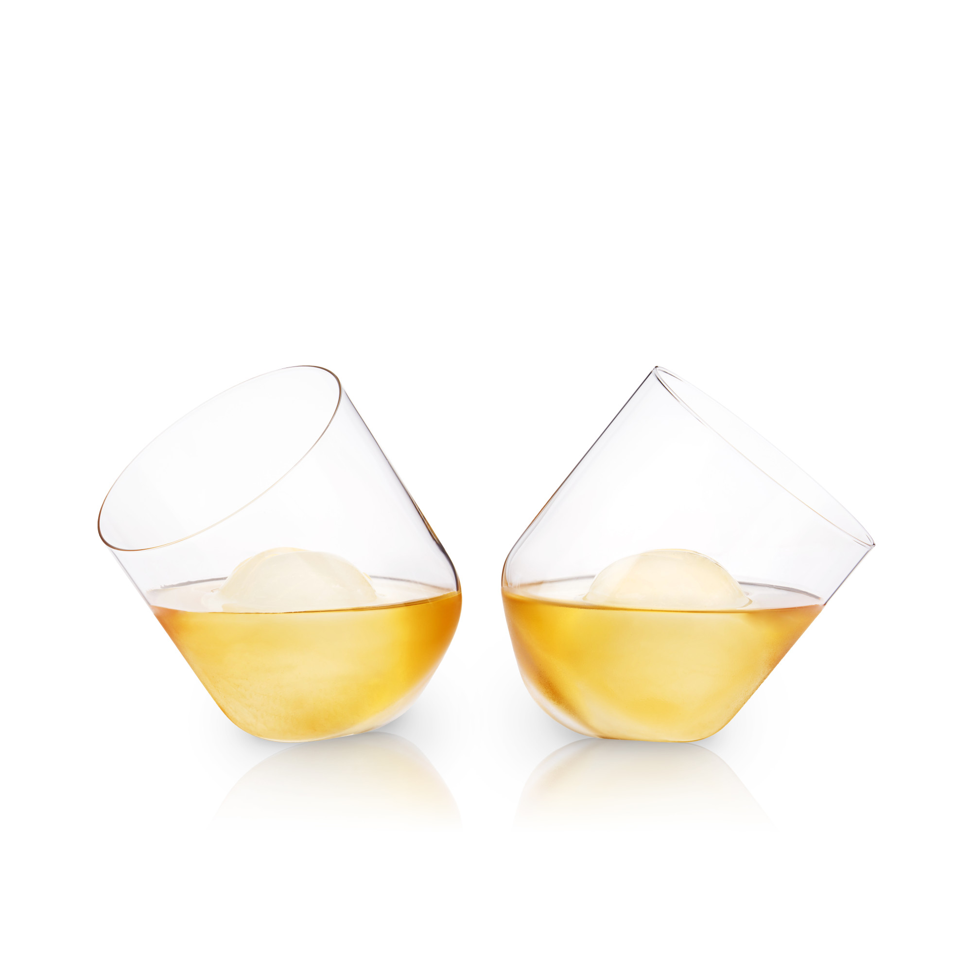 Rolling Crystal Whiskey Tumblers By Viski