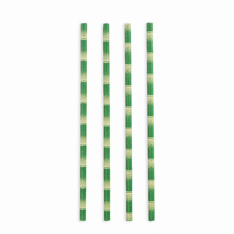 Sprig: Bamboo Paper Straws (Set Of 25)
