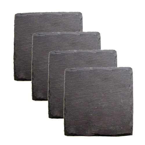 Square Slate Coasters By Twine