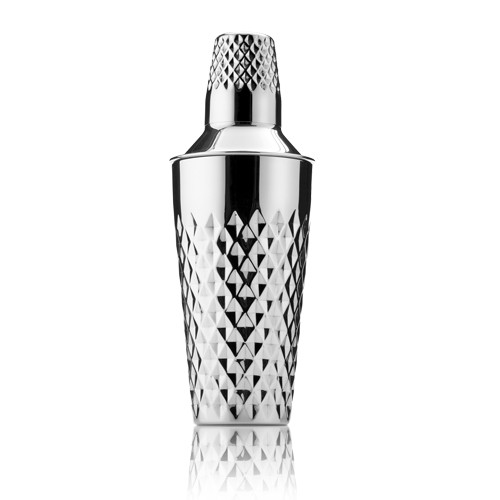 Stainless Steel Faceted Cocktail Shaker By Viski