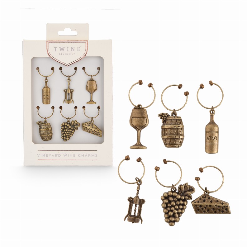 Vineyard Wine Charms By Twine