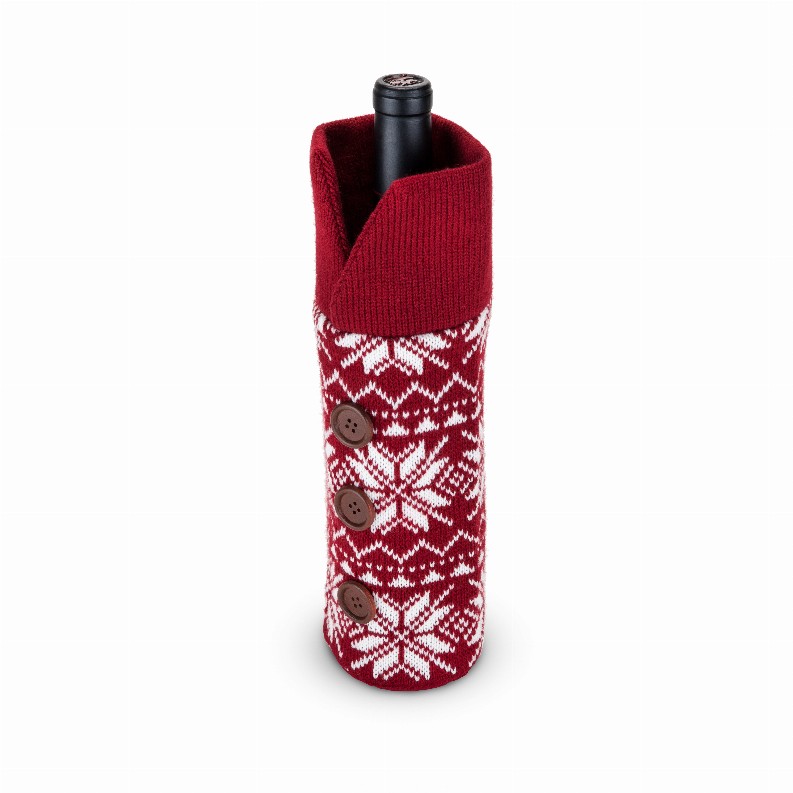 Wool Holiday Wine Sweater By Twine