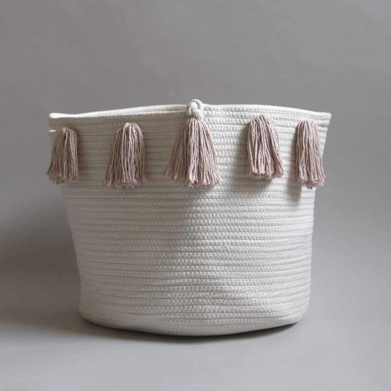 Twig and Tassel Basket