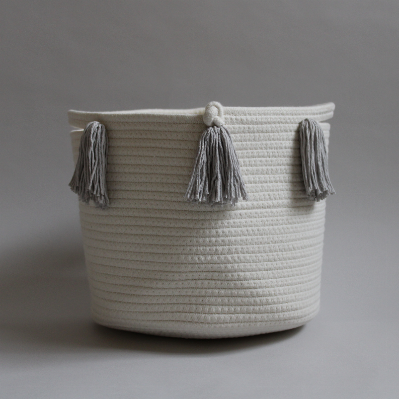 Twig and Tassel Basket