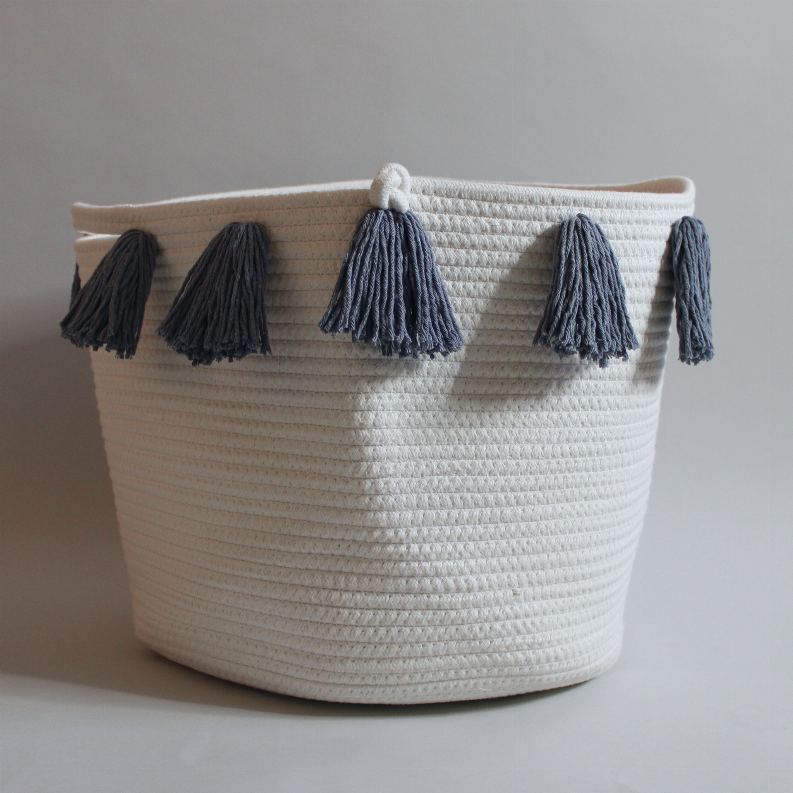 Twig and Tassel Basket