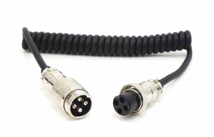 3' 4 Pin Mic Extension For Cobra & Uniden Mics