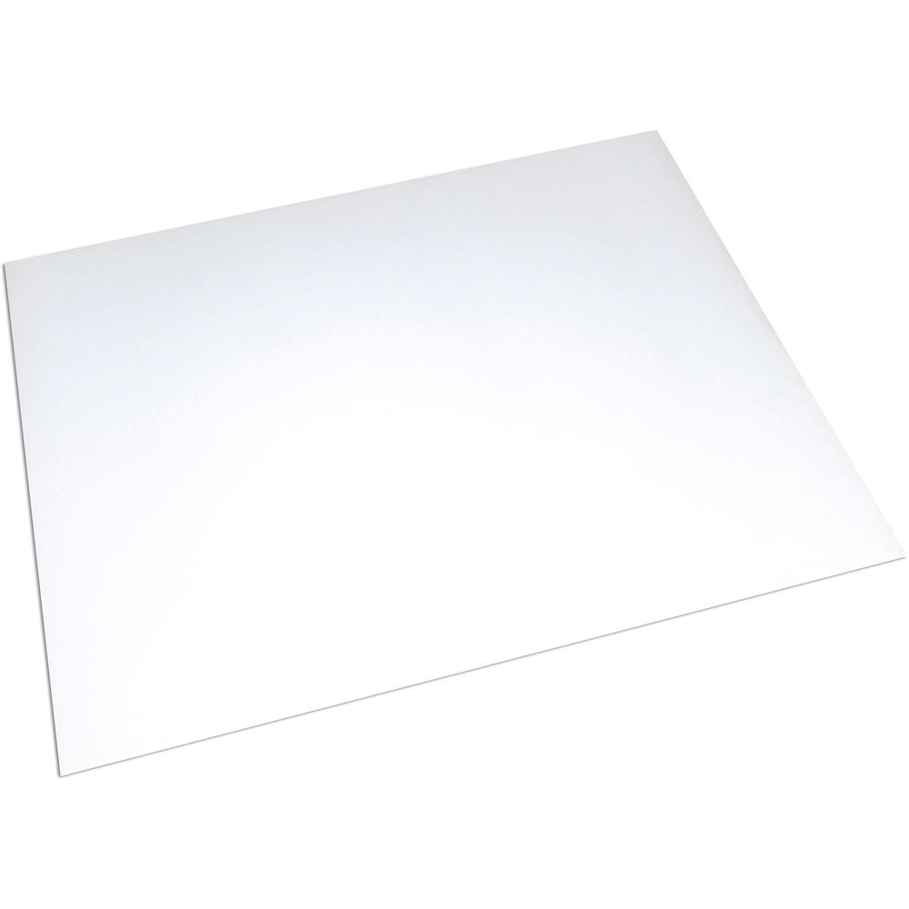 UCreate Coated Poster Board - Project, Poster, Sign, Printing - 28"Height x 22"Width - 50 / Carton - White