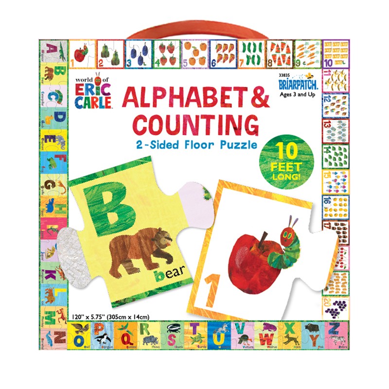 The World of Eric Carle Alphabet & Counting 2-Sided Floor Puzzle