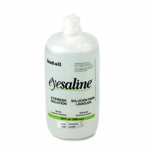 Fendall Eyesaline Eyewash Bottle Refill, 32oz Bottle, 12/Carton