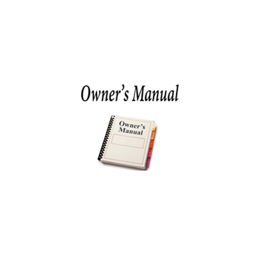 OWNERS MANUAL FOR TALKER