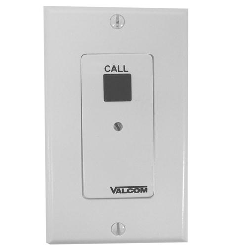 Call in switch w/volume control- white