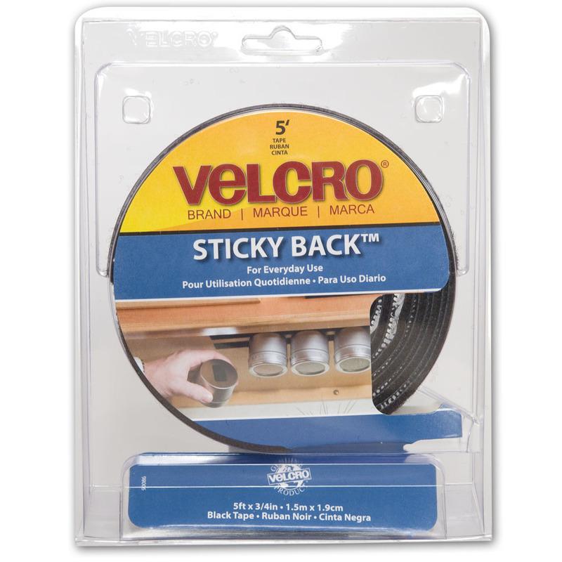 90086 Blk Sticky Back Velcro