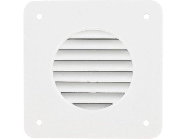 BATTERY BOX LOUVER, WHITE, BULK