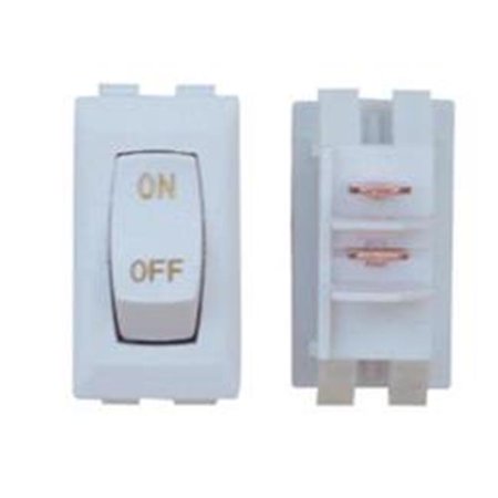 Labeled On/Off Switch - White 3/Bag