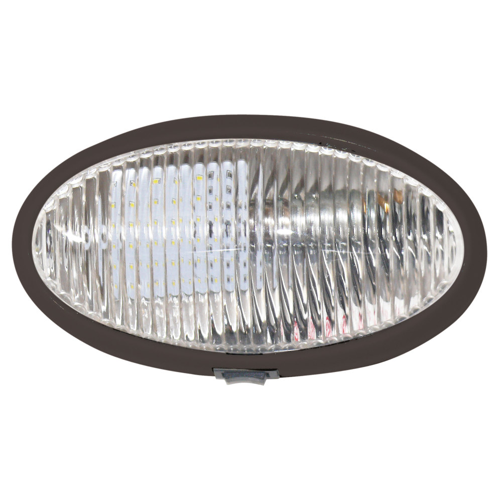 AMBER LENS REPLACEMENT FOR OVAL STYLE PORCHLIGHT