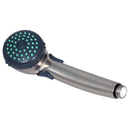 Shower Head, Handheld, Trickle Shut-Off, Brushed Nickel