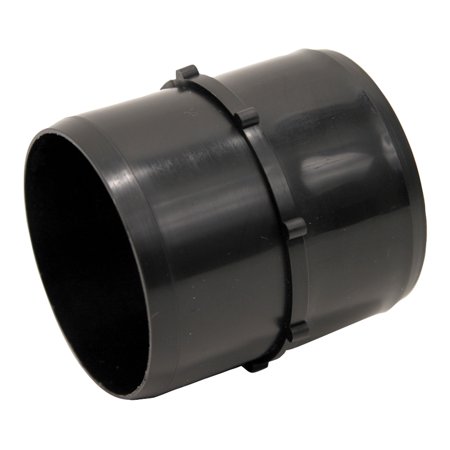 HOSE COUPLER STRAIGHT 3IN HOSE X HOSE BLACK