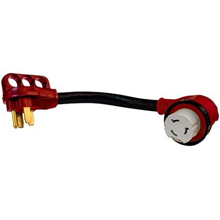 50AM50AF 90 DEG LED DETACH ADAPTER CORD 12 RED BULK