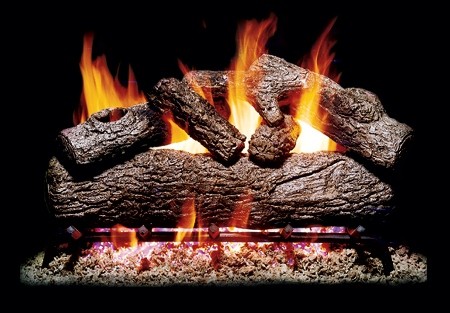 18" Southern Oak Log Set and Burner Kit