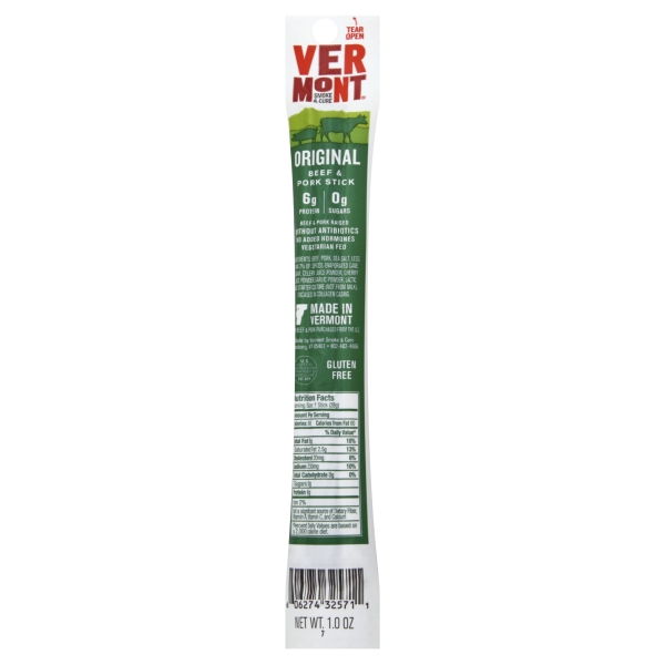 Vermont Smoke & Cure Realsticks Cracked Pepper (24x1Oz)