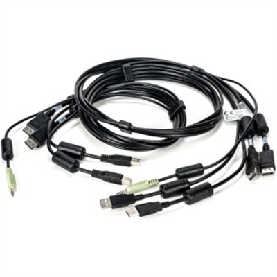 Cable 2Displayport 2USB 1A 6'