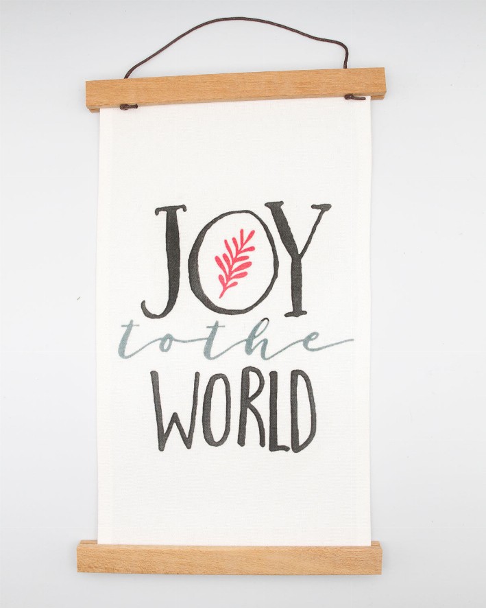 Wall Hanging with magnetic holders - Joy To The World