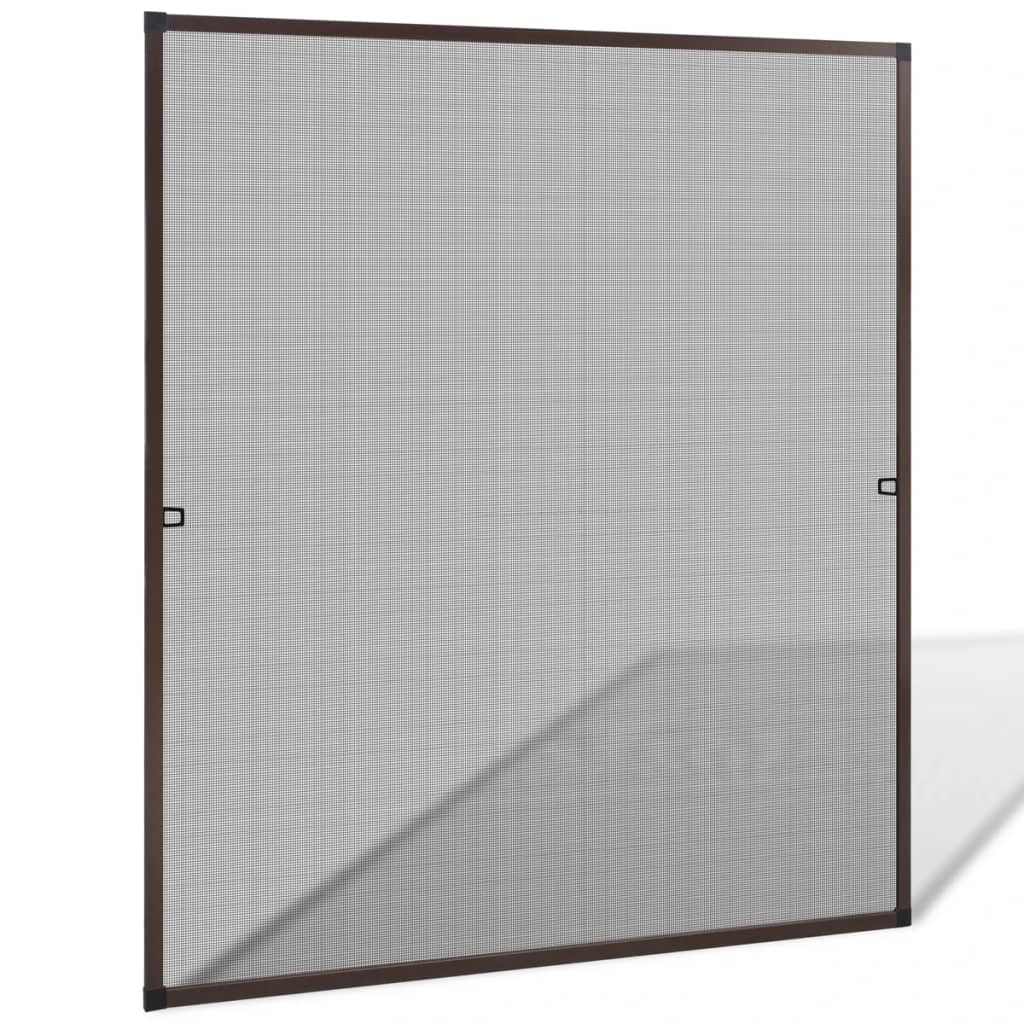 Brown Insect Screen for Windows 51.2"x59"