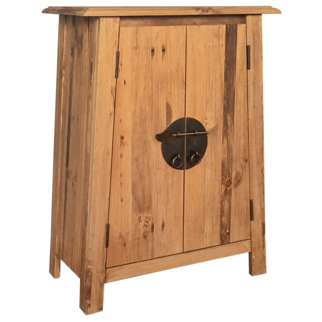 vidaXL Bathroom Side Cabinet Solid Recycled Pinewood 23.2"x12.6"x31.5"