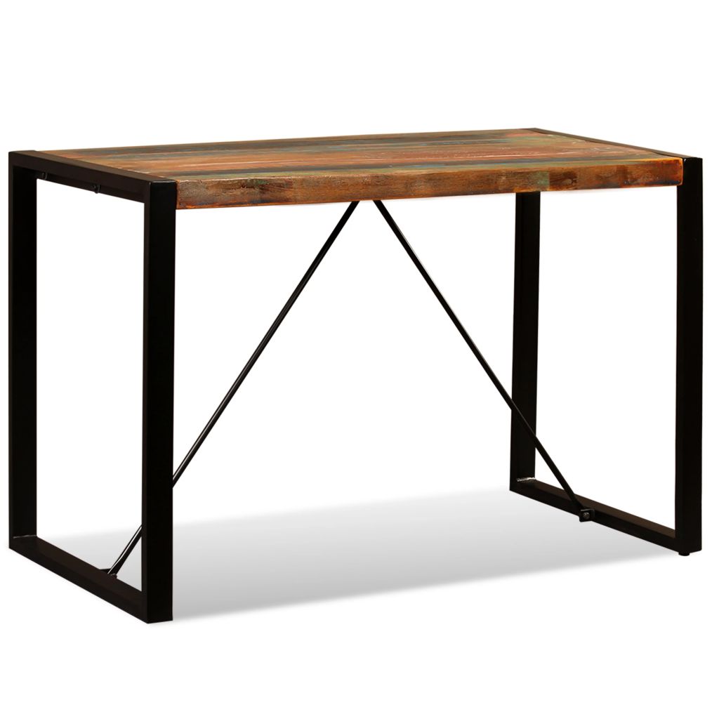 vidaXL Dining Table Solid Reclaimed Wood 47.2"