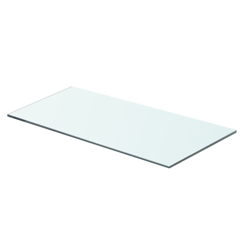 vidaXL Shelf Panel Glass Clear 23.6"x9.8"