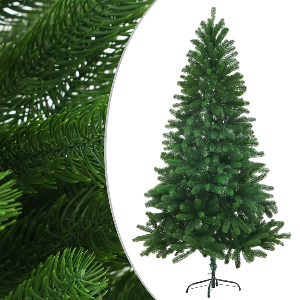 vidaXL Faux Christmas Tree Lifelike Needles 59.1" Green