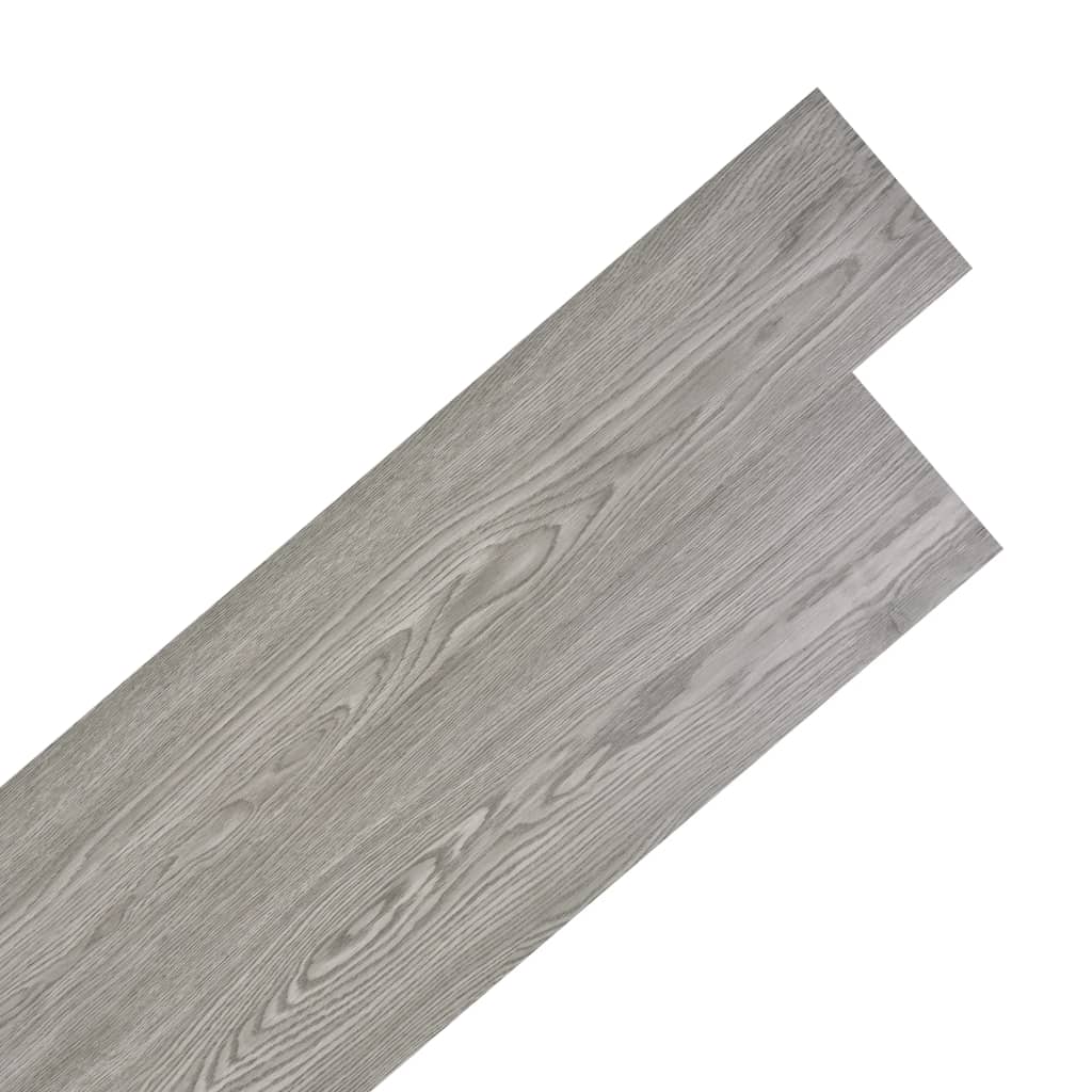 vidaXL Self-adhesive PVC Flooring Planks 54 ft2 0.08" Dark Gray