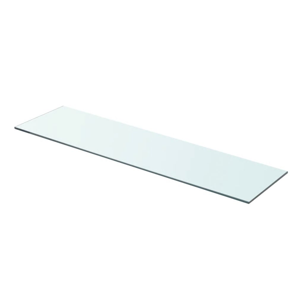 vidaXL Shelf Panel Glass Clear 31.5"x7.9"