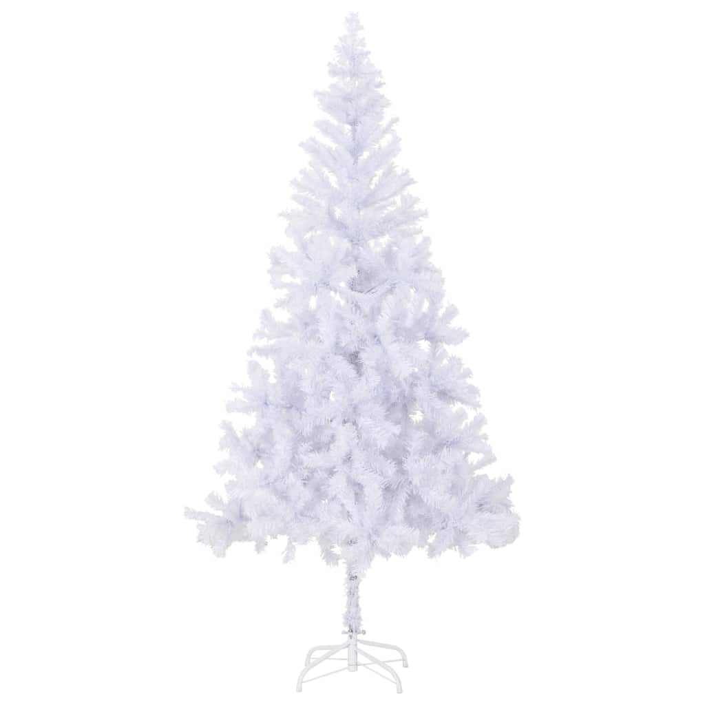 vidaXL Artificial Christmas Tree with Steel Stand 82.7" 910 Branches