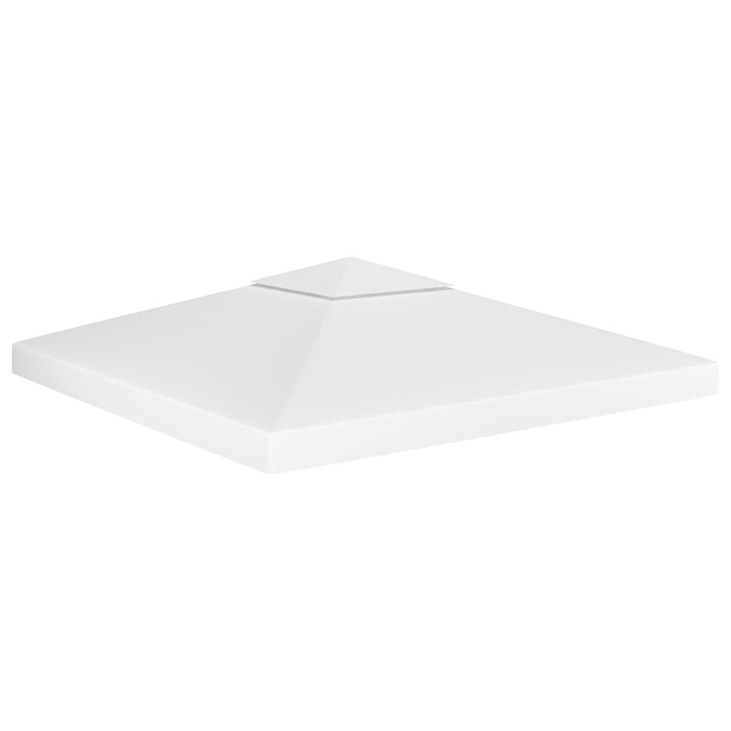 vidaXL 2-Tier Gazebo Top Cover 310 g/m2 9.8'x9.8' White