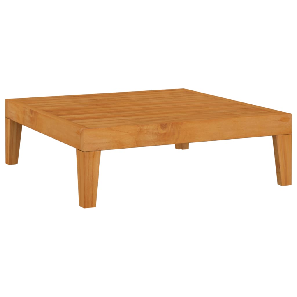 vidaXL Patio Table 27"x27"x9.4" Solid Acacia Wood