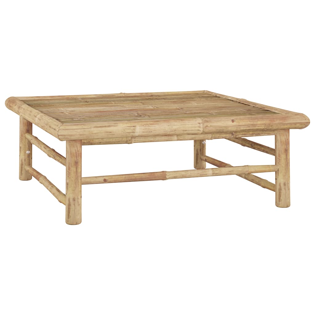 vidaXL Patio Table 25.6"x25.6"x11.8" Bamboo