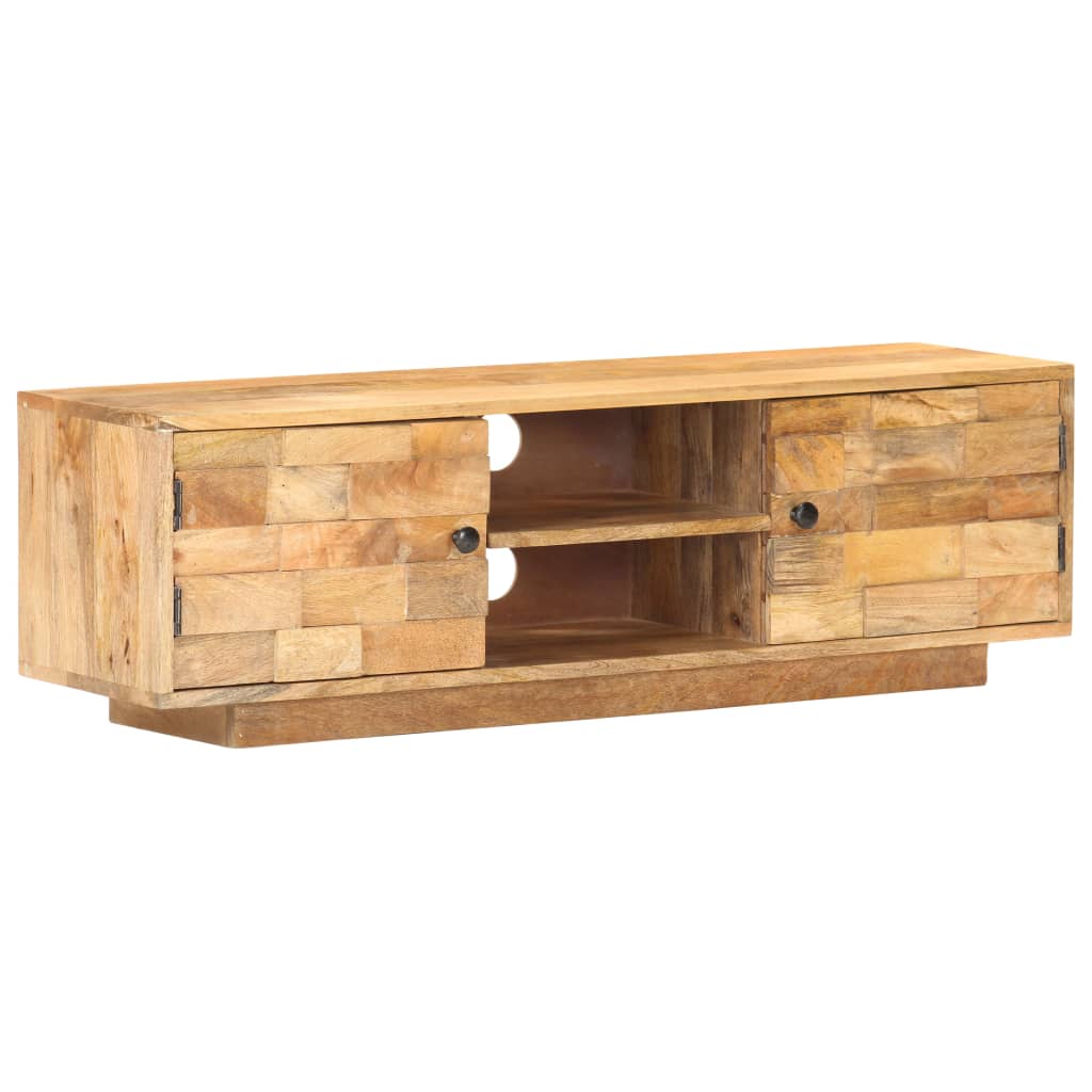 vidaXL TV Cabinet 45.7"x11.8"x13.8" Solid Mango Wood