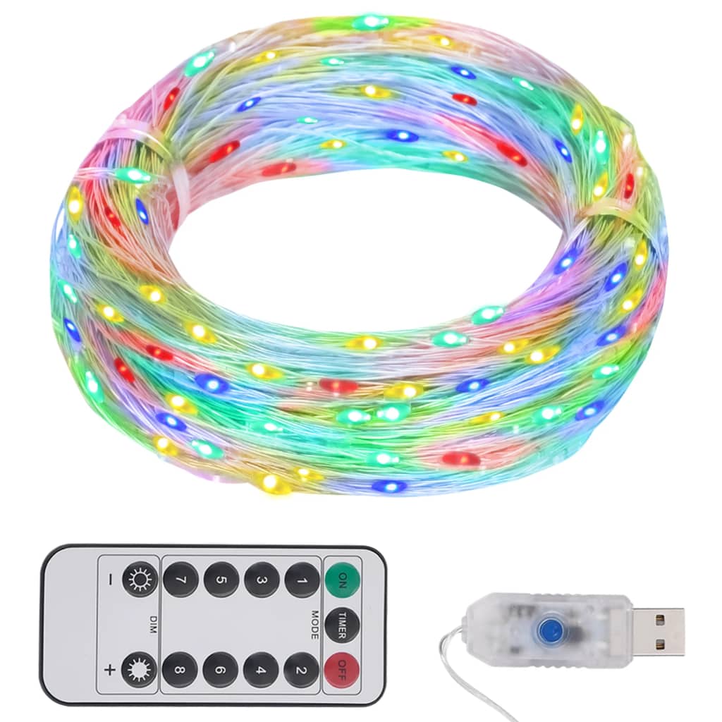 vidaXL LED String with 300 LEDs MultiColor 1181.1"